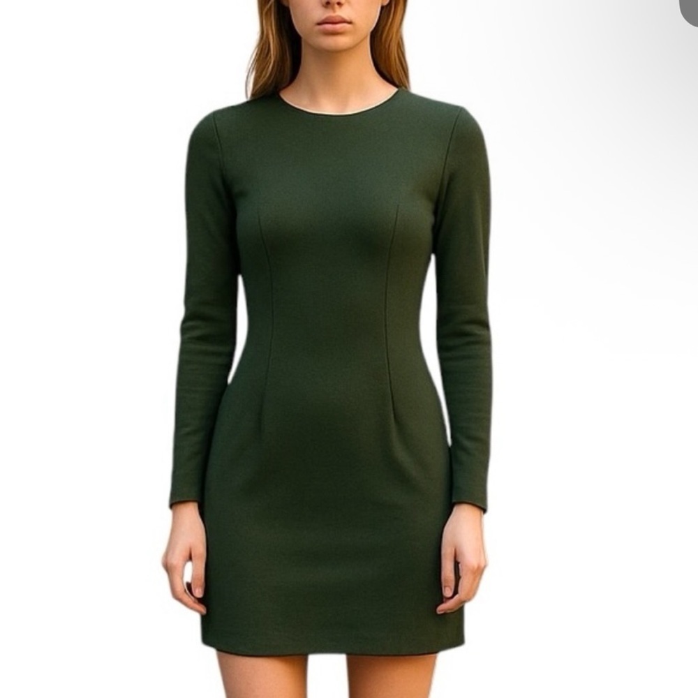 Zara Forest Green Knit dress